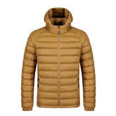 Men's Winter Lightweight Hooded Coat with Pockets and Zipper - Himpall